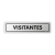 Placa - Visitantes - comprar online