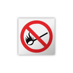 Placa - Proibido Produzir Chamas