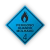 Placa Rótulo de Risco Classe 4 Perigosos Quando Molhado - comprar online