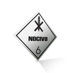 Placa Rótulo de Risco Classe 6 Nocivo