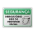 Placa Segurança - Use Protetor Facial na internet