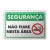 Placa Segurança - Não Fume Neste Área - comprar online