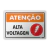 Placa Atenção - Alta Voltagem - comprar online