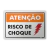 Placa Atenção - Risco de Choque - comprar online