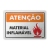 Placa Atenção - Líquido Inflamável - comprar online