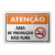 Placa Atenção - Área de Produção Não Fume - comprar online