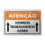 Placa Atenção - Homens Trabalhando Acima - comprar online