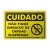 Placa Cuidado - Não Fique Embaixo de Cargas Suspensas - comprar online