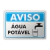 Placa Aviso - Água Potável - comprar online