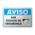 Placa Aviso - Use Óculos de Segurança - comprar online