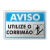 Placa Aviso - Utilize o Corrimão - comprar online