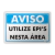Placa Aviso - Utilize EPI'S Nesta Área - comprar online