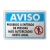 Placa Aviso - Proibida Entrada de Pessoas Não Autorizadas Neste Local - comprar online