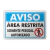 Placa Aviso - Área Restrita Somente Pessoal Autorizado - comprar online
