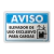 Placa Aviso - Elevador de Uso Exclusivo para Cargas - comprar online