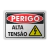 Placa Perigo - Alta Tensão - comprar online