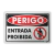 Placa Perigo - Entrada Proibida - comprar online