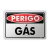 Placa Perigo - Gás - comprar online