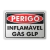 Placa Perigo - Inflamável Gás GLP - comprar online