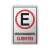 Placa - Estacionamento Clientes