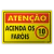 Placa - Atenção Acendas os Faróis (Velocidade 10 kmh)
