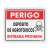 Placa Perigo - Depósito de Agrotóxicos
