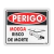 Placa Perigo - Moega Risco de Morte