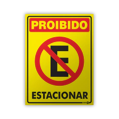 Placa - Proibido Estacionar