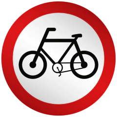 Placa R34 Circulação exclusiva de bicicletas