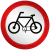 Placa R34 Circulação exclusiva de bicicletas