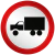 Placa R39 Circulação exclusiva de caminhão