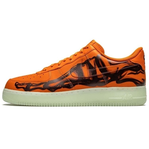 Nike Air Force 1 Low Skeleton "Orange" - comprar online