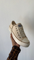 TENIS ALL STAR PLATAFORMA CONVERSE LIFT LINHO BEGE - EXCLUSIVE OUTLET