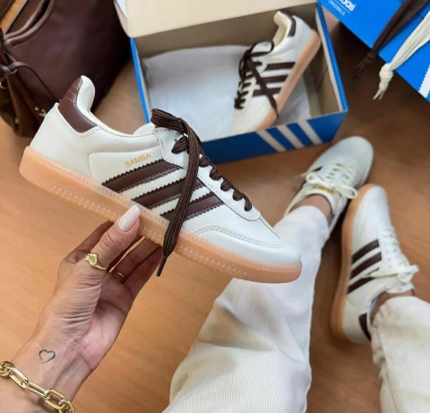 SAMBA PREMIUM BRANCO/CACAU