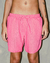 Shorts Boxer Linho Rosa Cósmico