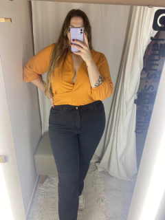 Jean wide leg / recto negro