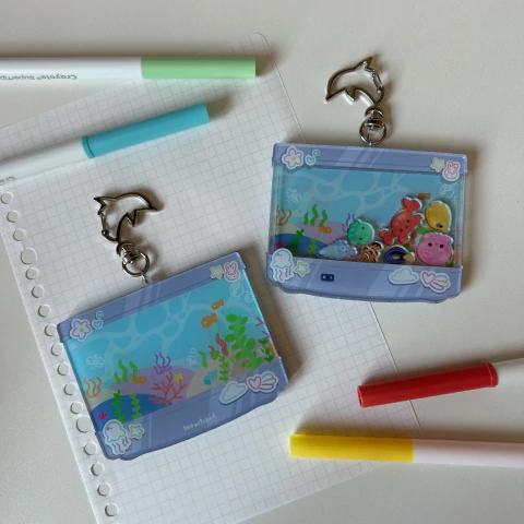 Chaveiro Shaker Peixinhos - comprar online