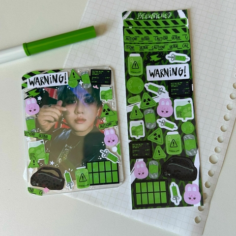 Cartela de adesivos Ultra Changbin