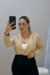 Camisa Feminina Linho Tamara Areia