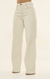 Calça Feminina Sarja Off White Wide Leg Olivia - comprar online