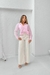 Calça Feminina Wide Leg Sarja com Elastano Livia Cor Palha - comprar online