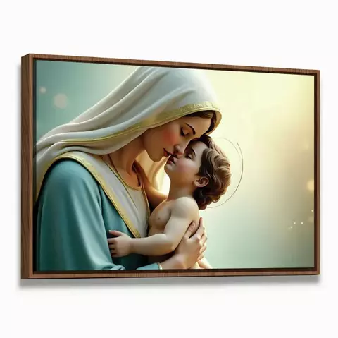 Quadro Decorativo Nossa Senhora Menino Jesus - comprar online