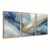 Quadro Decorativo Kit 3 Telas, Abstrato Textura Blue - loja online