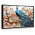Quadro Decorativo Abstrato Pavão - loja online