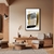 Quadro Decorativo Abstrato Dourado e Cinza