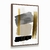Quadro Decorativo Abstrato Dourado e Cinza na internet