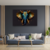 Quadro Decorativo Elefante Color