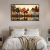 Quadro Decorativo Natureza Pintura de Árvores e Lago