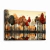Quadro Decorativo Natureza Pintura de Árvores e Lago - comprar online