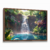 Quadro Decorativo Cachoeira e Floral